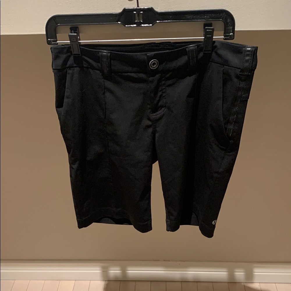 Lululemon Chic Black Bermuda Shorts